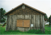 NW CORNER OF LABELLE ST AND PARK, a Rustic Style social recreational/fraternal hall, built in Boscobel, Wisconsin in 1913.