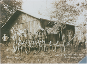 NW CORNER OF LABELLE ST AND PARK, a Rustic Style social recreational/fraternal hall, built in Boscobel, Wisconsin in 1913.