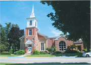 123 E WASHINGTON ST, a Romanesque Revival house of worship, built in Delavan, Wisconsin in 1856.