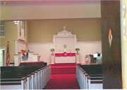 123 E WASHINGTON ST, a Romanesque Revival house of worship, built in Delavan, Wisconsin in 1856.