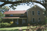 974 HILLSIDE RD, a Greek Revival house, built in Albion, Wisconsin in 1856.