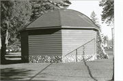 RIVERVIEW PARK (200 BLOCK OF N RAILROAD), a Rustic Style bandstand/bandshell, built in Eagle River, Wisconsin in 1938.