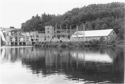 MENOMINEE RIVER, a Astylistic Utilitarian Building power plant, built in Niagara, Wisconsin in 1912.