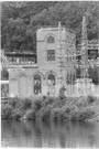 MENOMINEE RIVER, a Astylistic Utilitarian Building power plant, built in Niagara, Wisconsin in 1912.