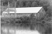 MENOMINEE RIVER, a Astylistic Utilitarian Building power plant, built in Niagara, Wisconsin in 1912.