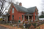 403 E MAPLE ST, a Gabled Ell house, built in River Falls, Wisconsin in 1869.