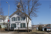 206 2ND STREET, a Front Gabled town hall, built in New Glarus, Wisconsin in 1886.