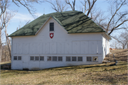 N8745 COUNTY HIGHWAY O, a Astylistic Utilitarian Building barn, built in New Glarus, Wisconsin in 1907.