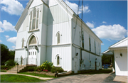 207-215 S MAIN ST, a Early Gothic Revival house of worship, built in Walworth, Wisconsin in 1874.
