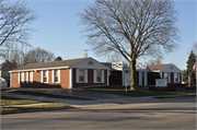 405 W MAIN ST, a Colonial Revival/Georgian Revival funeral home, built in Waupun, Wisconsin in 1961.