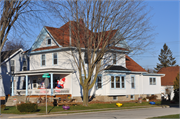 500 W MAIN ST, a Queen Anne house, built in Waupun, Wisconsin in 1910.