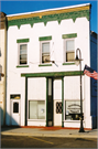 39 BRODHEAD ST, a Commercial Vernacular small retail building, built in Mazomanie, Wisconsin in 1866.
