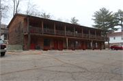 PINE ST, a Rustic Style hotel/motel, built in West Baraboo, Wisconsin in 1940.