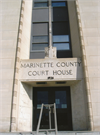 1926 HALL AVE, a Art Deco courthouse, built in Marinette, Wisconsin in 1942.