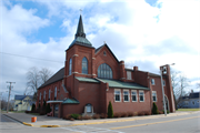 150 8TH ST N, a Early Gothic Revival church, built in Wisconsin Rapids, Wisconsin in 1909.