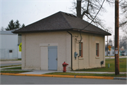 Block bounded by Pearl, Park, Vine, and Main Streets, a Astylistic Utilitarian Building water utility, built in Belleville, Wisconsin in 1913.