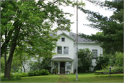 1075 CTH E, a Two Story Cube one to six room school, built in Mifflin, Wisconsin in 1920.