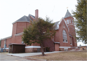 604 OAK ST, a Romanesque Revival house of worship, built in Wisconsin Dells, Wisconsin in 1902.
