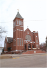 604 OAK ST, a Romanesque Revival house of worship, built in Wisconsin Dells, Wisconsin in 1902.