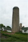 3426 Pomeroy Rd, a Astylistic Utilitarian Building silo, built in Fulton, Wisconsin in 1940.