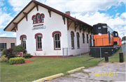 1108 CENTER AVE, a Italianate depot, built in Brodhead, Wisconsin in 1882.