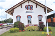 1108 CENTER AVE, a Italianate depot, built in Brodhead, Wisconsin in 1882.