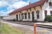 1108 CENTER AVE, a Italianate depot, built in Brodhead, Wisconsin in 1882.