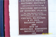 1108 CENTER AVE, a Italianate depot, built in Brodhead, Wisconsin in 1882.