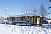 9672 COUNTY HIGHWAY Y, a Craftsman depot, built in Gordon, Wisconsin in 1912.