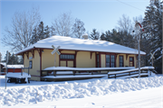 9672 COUNTY HIGHWAY Y, a Craftsman depot, built in Gordon, Wisconsin in 1912.