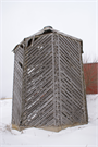 28175 STH 27, a Astylistic Utilitarian Building corn crib, built in Eastman, Wisconsin in 1900.