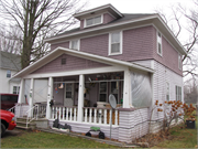 154 N MAIN ST, a American Foursquare house, built in Clintonville, Wisconsin in 1917.