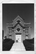300 E GORHAM ST, a Romanesque Revival synagogue/temple, built in Madison, Wisconsin in 1863.