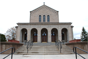 1115 BELKNAP ST, a Romanesque Revival house of worship, built in Superior, Wisconsin in 1927.