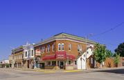 201 W MAPLE ST, a Commercial Vernacular large retail building, built in Lancaster, Wisconsin in 1883.