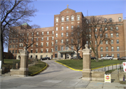 Milwaukee Hospital, a Building.