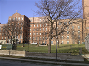 2200 W KILBOURN AVE, a Colonial Revival/Georgian Revival hospital, built in Milwaukee, Wisconsin in 1912.