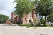 406 E MAIN ST, a Early Gothic Revival house of worship, built in Campbellsport, Wisconsin in 1905.