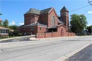 406 E MAIN ST, a Early Gothic Revival house of worship, built in Campbellsport, Wisconsin in 1905.