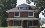 203 OAK ST, a American Foursquare house, built in Mayville, Wisconsin in 1918.