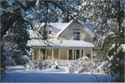 14433 S. Old Highway 53, a Cross Gabled house, built in Gordon, Wisconsin in 1920.