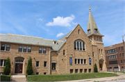 2812 W WISCONSIN AVE, a Late Gothic Revival house of worship, built in Milwaukee, Wisconsin in 1889.