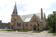 2812 W WISCONSIN AVE, a Late Gothic Revival house of worship, built in Milwaukee, Wisconsin in 1889.