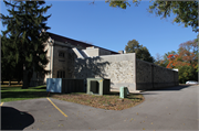 2777 MISSION RD, a Late Gothic Revival library, built in Delafield, Wisconsin in 1911.