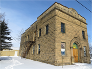 E4541 County Road C, a Romanesque Revival social recreational/fraternal hall, built in Dunn, Wisconsin in 1908.