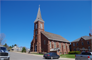 232 N 1ST ST, a Romanesque Revival house of worship, built in Bayfield, Wisconsin in 1898.