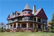 7 RICE AVE, a Queen Anne house, built in Bayfield, Wisconsin in 1908.