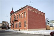 800 ROSE ST, a Queen Anne bank/financial institution, built in La Crosse, Wisconsin in 1887.
