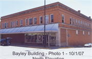 73-85 E MAIN ST, a Italianate large retail building, built in Platteville, Wisconsin in 1898.