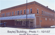 73-85 E MAIN ST, a Italianate retail building, built in Platteville, Wisconsin in 1898.